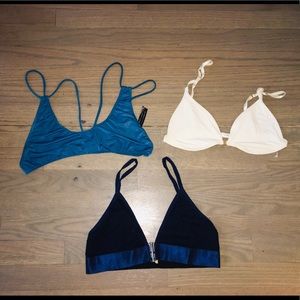 Bralette Bundle (blue/white)